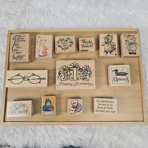 13 Rubber Stamps